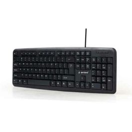 Teclado GEMBIRD KB-U-103-ES Negro Qwerty Español