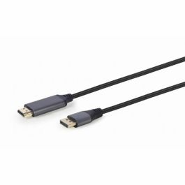 Cable DisplayPort a HDMI GEMBIRD CC-DP-HDMI-4K-6 (1,8 m) 4K Ultra HD Precio: 16.94999944. SKU: S5611255