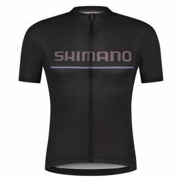 Camiseta de Manga Corta Hombre Shimano Negro