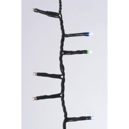 Guirnalda led compact parpadeante exterior multicolor 750 leds cable verde 21m