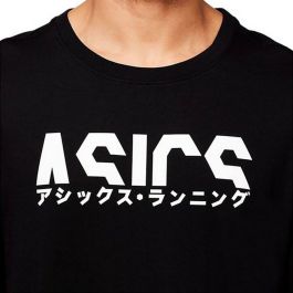 Camiseta de Manga Corta Hombre Asics Katakana Negro