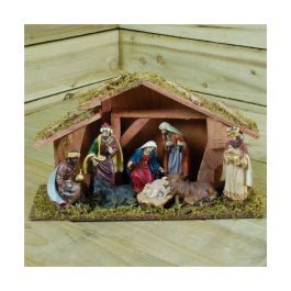 Nacimiento belen 8 figuras 15cm 38x13x25cm Nacimiento belen 8 figuras 15cm 38x13x25cm