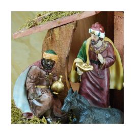Nacimiento belen 8 figuras 15cm 38x13x25cm Nacimiento belen 8 figuras 15cm 38x13x25cm