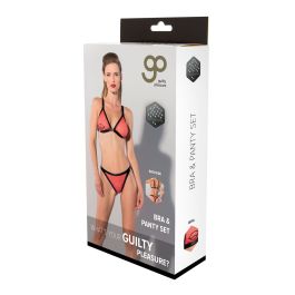 Conjunto de Lencería Guilty Pleasure Rojo (XL)