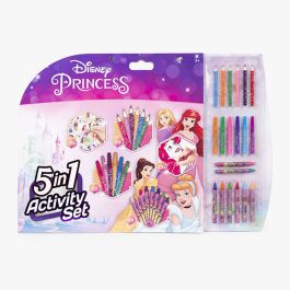 Caja de Actividades para Colorear Disney Princess 5 en 1