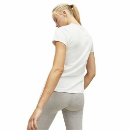 Camiseta de Manga Corta Mujer Tommy Hilfiger Logo Chest Blanco Camiseta de Manga Corta Mujer Tommy Hilfiger Logo Chest Blanco