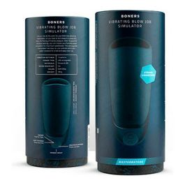 Masturbador Boners Vibración Gris oscuro