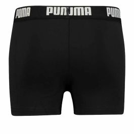 Bañador Boxer Para Niños Puma Swim Logo Negro