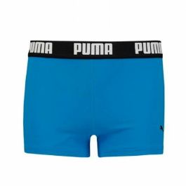 Bañador Boxer Para Niños Puma Swim Logo Azul