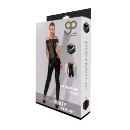 Disfraz Erótico Guilty Pleasure Catsuit Negro S