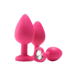 Plug Anal Dream Toys Flirts Rosa 3 Piezas