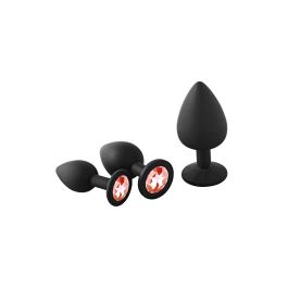 Plug Anal Dream Toys Fantasstic Negro 3 Piezas