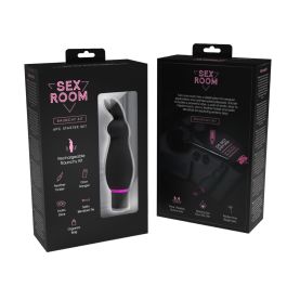 Vibrador clásico Dream Toys Sex Room Raunchy Kit Negro