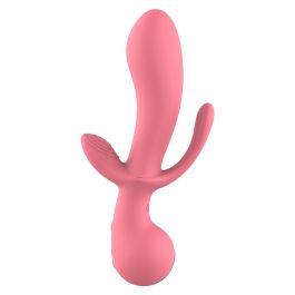 Vibrador clásico Dream Toys Amour Triple Pleasure Rosa