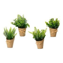 Planta artificial con maceta de papel de 18cm modelos surtidos 808607 Precio: 2.8900003. SKU: B18ZP53M93