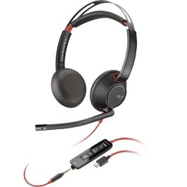 Auriculares con Micrófono Poly Blackwire 5220 Negro Precio: 91.50000035. SKU: B19EPKERM7