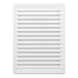 Rejilla ventilacíón rectangular empotrable mosquitera abs 137x207mm blanco Precio: 4.4649003267. SKU: B1HKHFLR8V