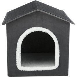 Trixie 4057589379122 Refugio para mascotas Livia 50 x 50 x 54 cm Gris oscuro / Blanco