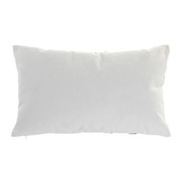 DKD Home Decor ch1c25 Cojín Blanco Gris 30 x 50 cm (2 Unidades)