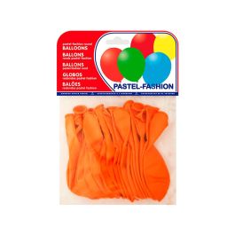 Globo 100% Latex Biodegradable Pastel Naranja Bolsa De 20 Unidades