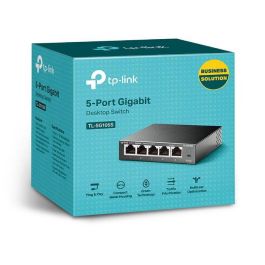 TP-Link TL-SG105S Switch Gigabit 5 Puertos Ethernet Plug & Play, Green Ethernet, Carcasa Acero, Montaje en Pared, Silencioso TP-Link TL-SG105S Switch Gigabit 5 Puertos Ethernet Plug & Play, Green Ethernet, Carcasa Acero, Montaje en Pared, Silencioso
