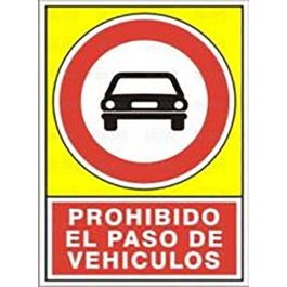 Duver Señal Plástico Prohibido el Paso de Vehículos 420x297mm Señal 497 para parking y accesos Precio: 9.5000004. SKU: B1JLP7P6DG