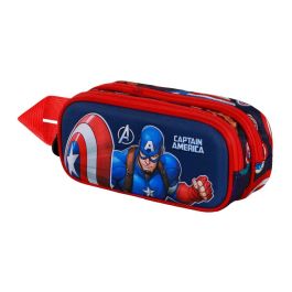 Marvel Capitán América Estuche Portatodo 3D Doble con Relieve, 2 Compartimentos, Multicolor Precio: 11.49999972. SKU: B1CXZX7NNJ