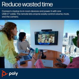 HP Studio R30 USB Video Bar - Barra de Video Profesional para Colaboración con Audio Superior