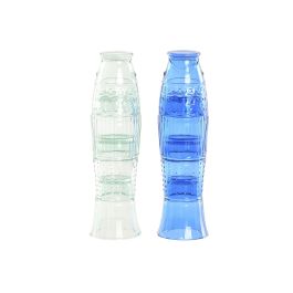 DKD Home Decor Hangzhou design 26a Vaso Mediterraneo Azul Turquesa Cristal Relieve con Pez Set de 4 8 x 27 x 8 cm Apto para lavavajillas Precio: 21.49999995. SKU: B1A3NM9DR8