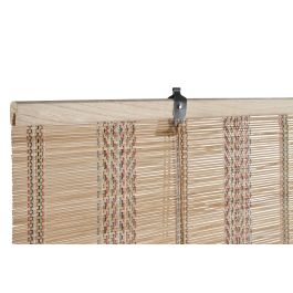 DKD Home Decor Estor Enrollable Tropical Bambú Multicolor para Puerta 120x230 cm