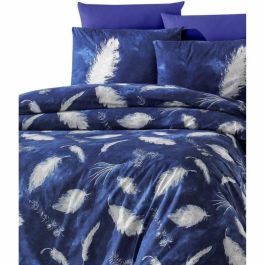 Aucune ASI8681875442564 Juego de cama - 1 funda nórdica 220x240 cm + 2 fundas de almohada 60x60 cm - 100% algodón reforzado - Azul Precio: 62.89999991. SKU: B16LLXE6RJ