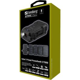 Sandberg Solar 5-Panel Powerbank 27000 Sandberg Solar 5-Panel Powerbank 27000
