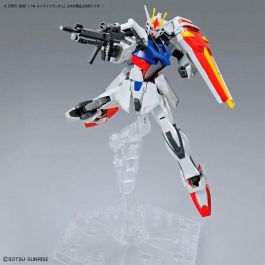 BANDAI HOBBY Figura Strike Gundam Mobile Suit Gundam SEED Entry Grade 1/144 Compatible con Action Base