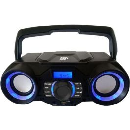 CGV SG-1 Radio CD Portátil Bluetooth 5.0, USB, SD, MP3, CD-R/RW, Sonido Estéreo, Luces y Pilas/Red