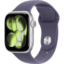 Apple Watch S11 Aluminium 42mm Plata con Sport Band Nebelviolett M/L
