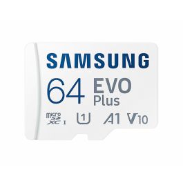 Tarjeta de Memoria Micro SD con Adaptador Samsung EVO Plus 64GB