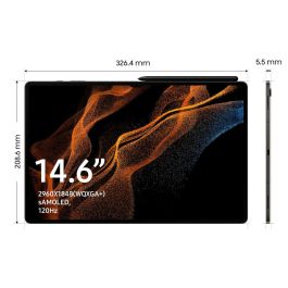 Tablet Samsung Galaxy Tab S8 Ultra 5G 8 GB RAM 14,6" 128 GB Negro 14.6" Tablet Samsung Galaxy Tab S8 Ultra 5G 8 GB RAM 14,6" 128 GB Negro 14.6"