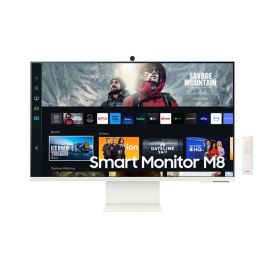 Smart Monitor Samsung M8 S32CM801UU 32"/ 4K/ Smart TV/ Webcam/ Multimedia/ Blanco Precio: 511.95000054. SKU: B1EHNB67YE