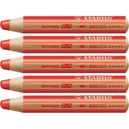 Stabilo lápices de colores woody 3 en 1 estuche de 5 rojo carmín Precio: 6.95000042. SKU: B1B6P9SWGD