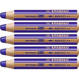 Stabilo lápices de colores woody 3 en 1 estuche de 5 azul ultramar Precio: 6.95000042. SKU: B1A2LJ4ZBW