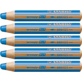 Stabilo lápices de colores woody 3 en 1 estuche de 5 azul Precio: 6.95000042. SKU: B1K34THTZ3