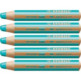 Stabilo lápices de colores woody 3 en 1 estuche de 5 turquesa Precio: 6.95000042. SKU: B14QRP3GAM