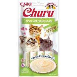 Snack para Gatos Inaba Churu 4 x 14 g Marisco Pollo Precio: 2.50000036. SKU: B1J493GPMR