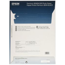 Papel Fotográfico Brillante Epson Premium Semigloss Photo Paper 20 Hojas 251 g/m² A4