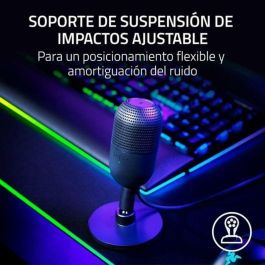 Razer Seiren V3 Mini Negro Micrófono de superficie para mesa