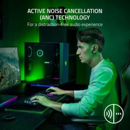 Razer Hammerhead HyperSpeed Auriculares Inalámbrico Dentro de oído Juego Bluetooth Negro