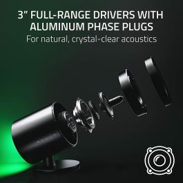 Razer Nommo V2 Pro Altavoces Rango Completo 2.1 Canales Inalámbrico y Alámbrico Negro RZ05-04740100-R3G1