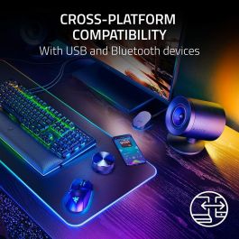Razer Nommo V2 Pro Altavoces Rango Completo 2.1 Canales Inalámbrico y Alámbrico Negro RZ05-04740100-R3G1