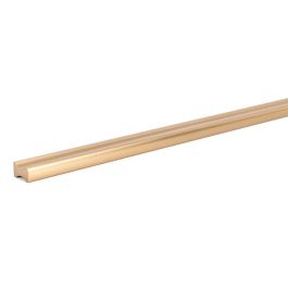 TRENTADUE Tirador Yokono de Aluminio con Acabado Latón Satinado y Distancia 384