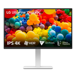 Monitor Profesional LG UltraFine 27US550-W 27"/ 4K/ Regulable en altura/ Blanco Precio: 270.99000038. SKU: B1EXCBVHKH
